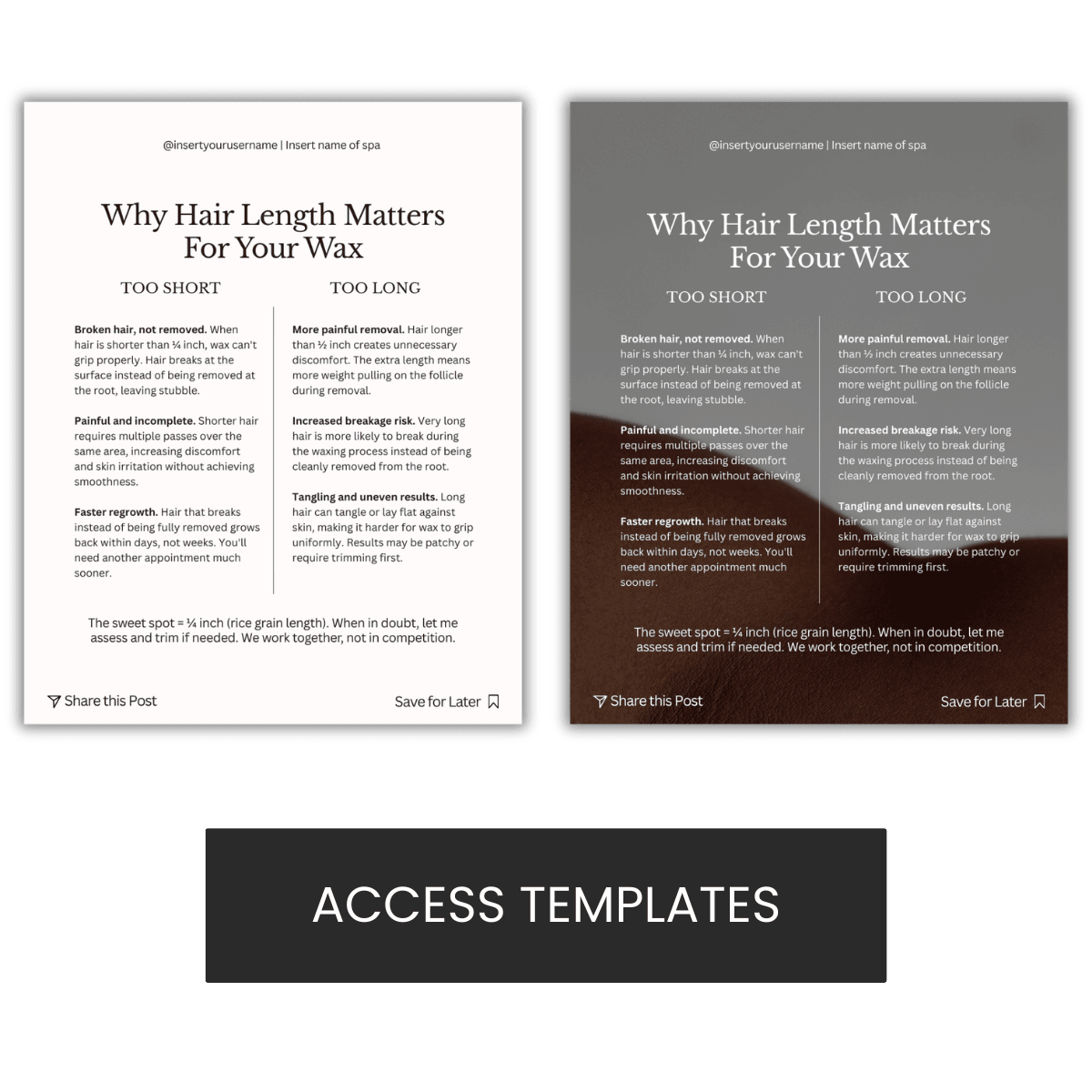 Why Hair Length Matters For Your Wax Graphic