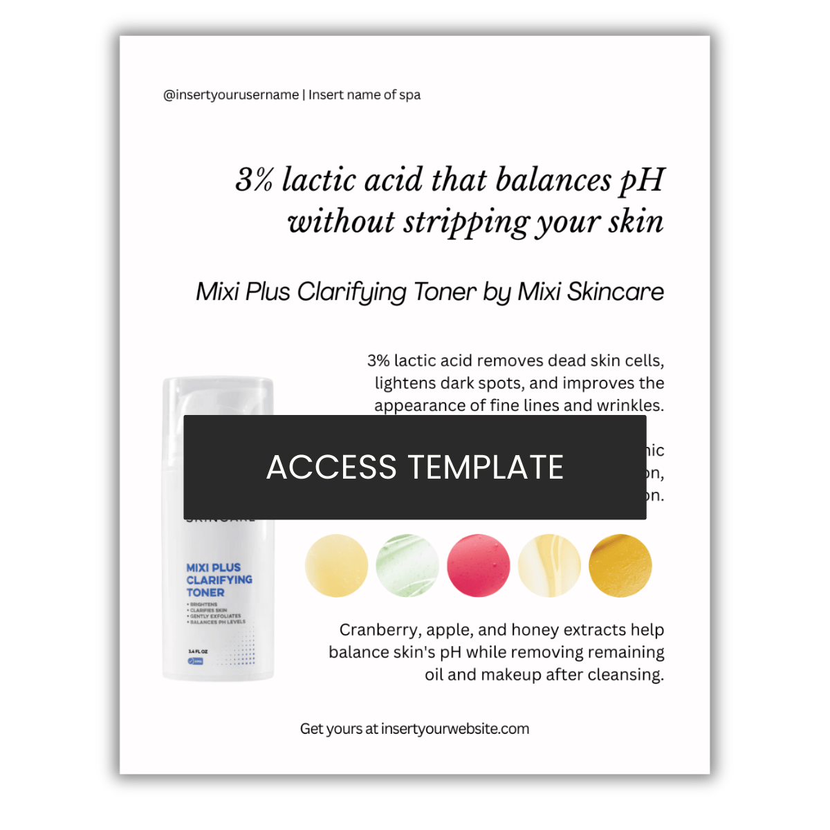 Mixi Plus Clarifying Toner by Mixi Skincare