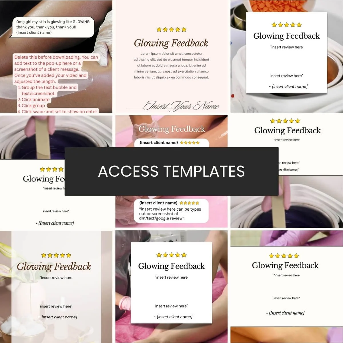 Testimonial Template Collection