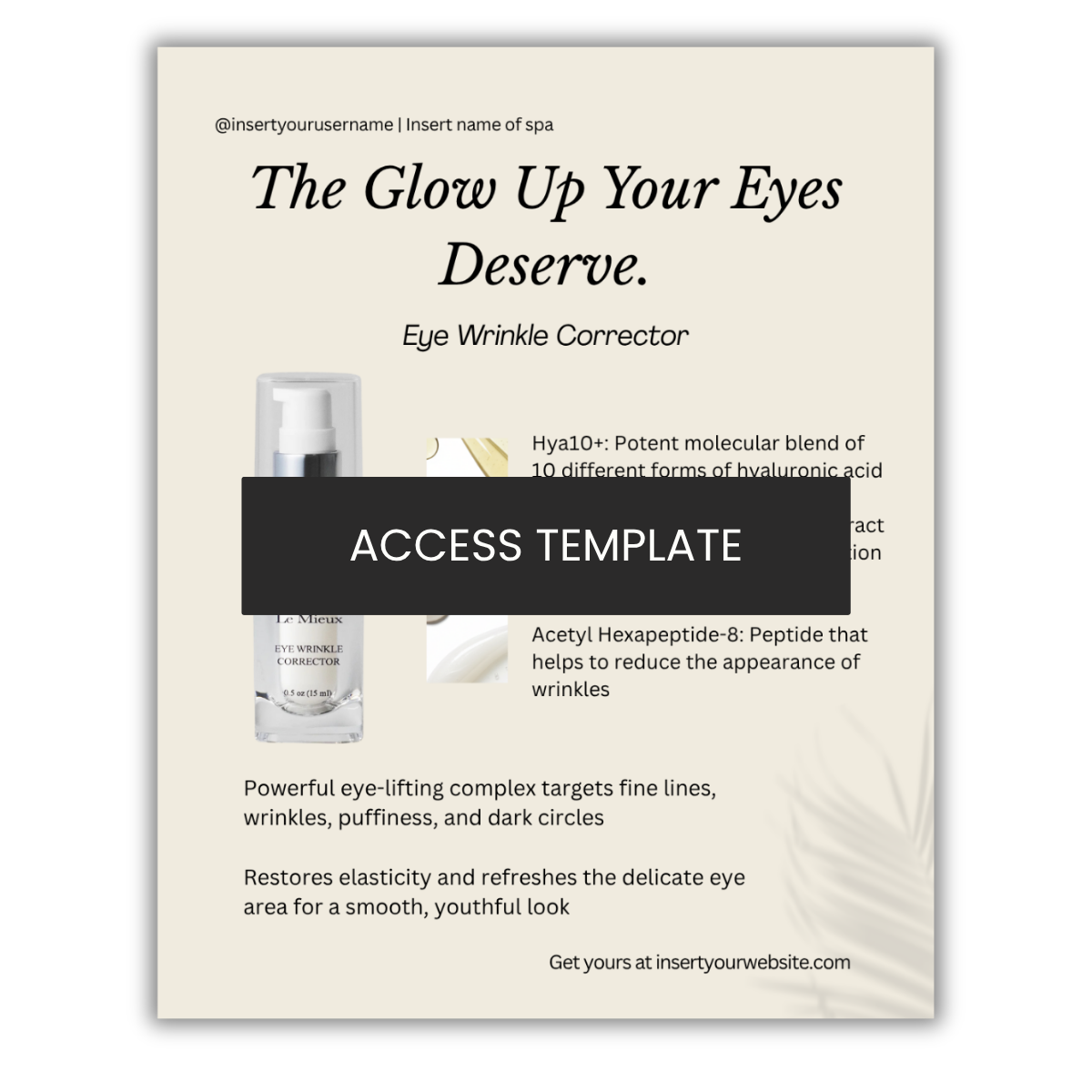 Le Mieux Eye Wrinkle Corrector