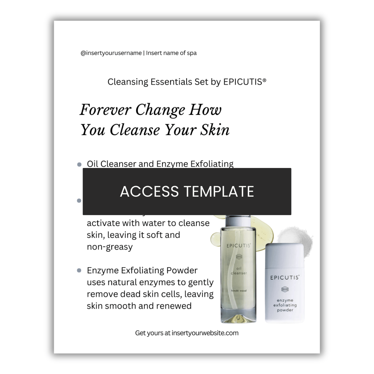 Epicutis Cleansing Essentials Set