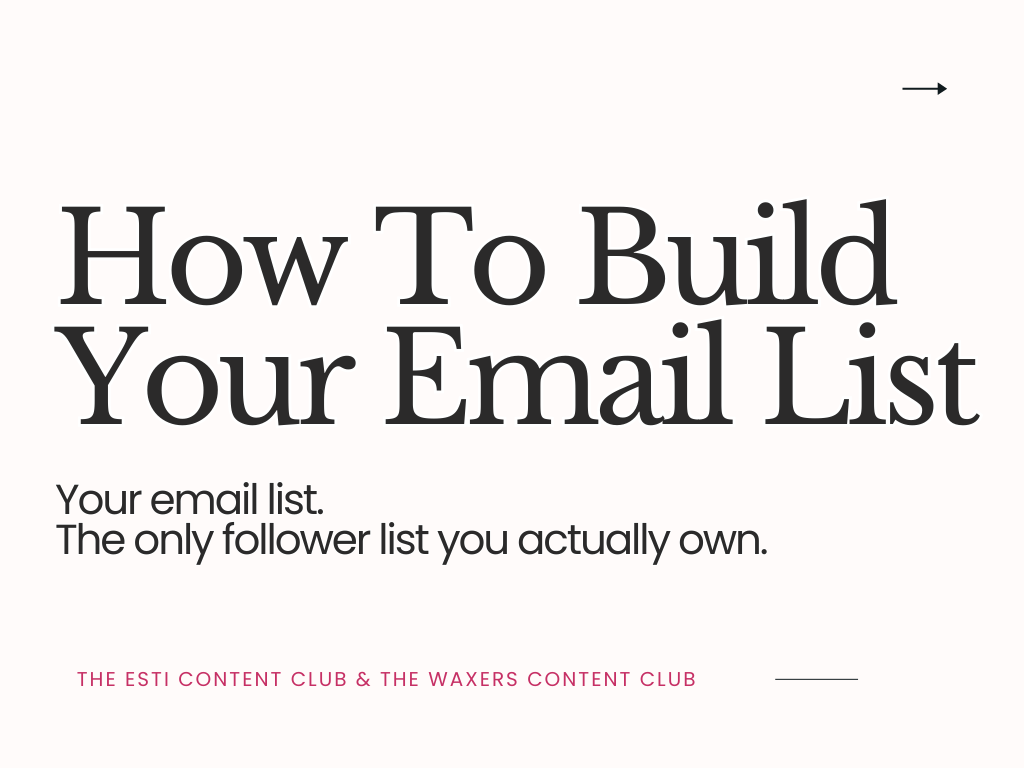 How To Build Your Email List