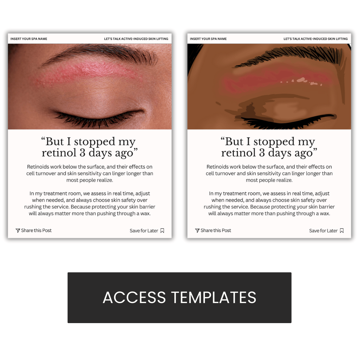 Retinol Skin Lifting Graphic