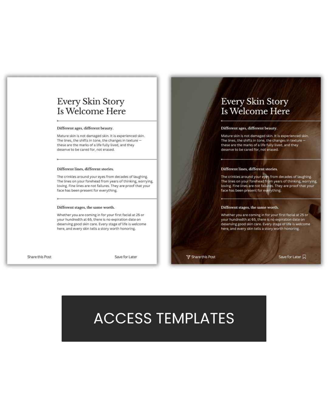 Every Skin Story Is Welcome Here Graphic