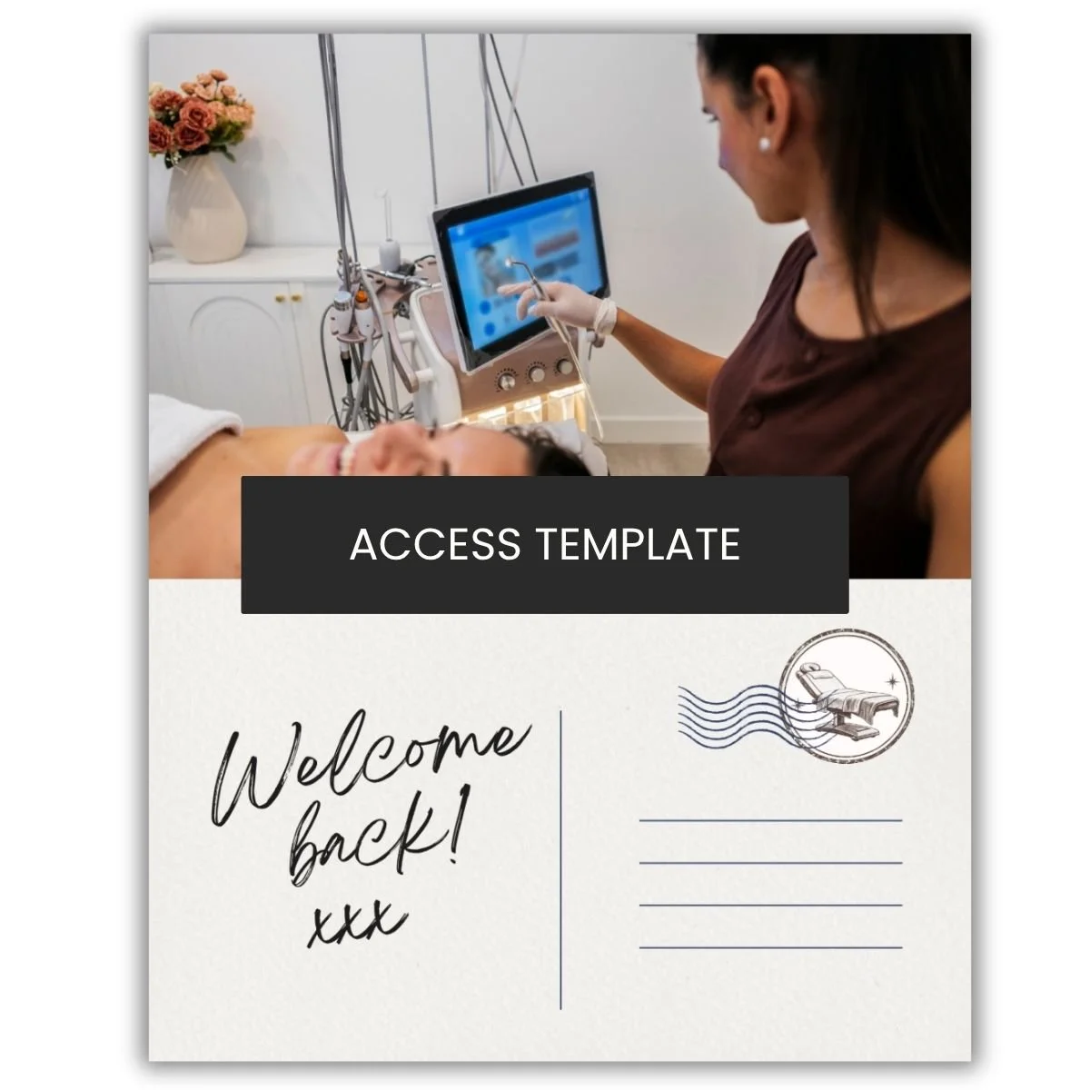 Welcome back post-summer postcard Graphic