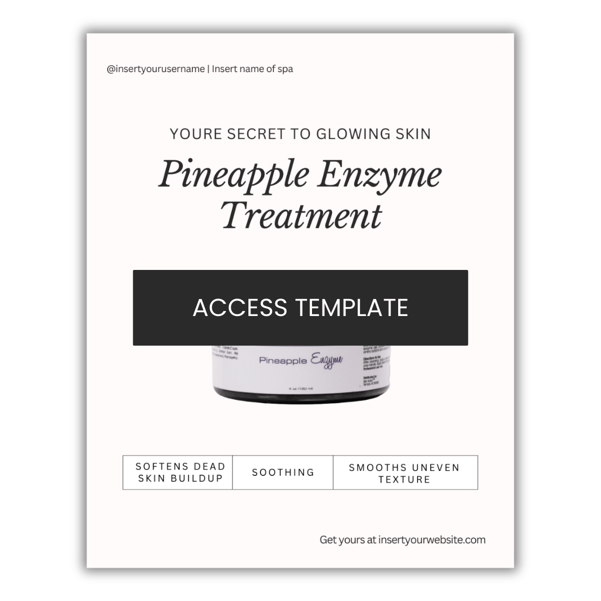 Skin Script Pineapple Enzyme Treatment