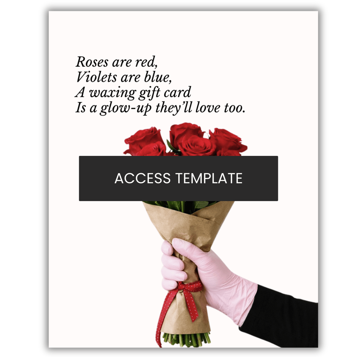 Valentine's Day Poem for Gift Card Graphic