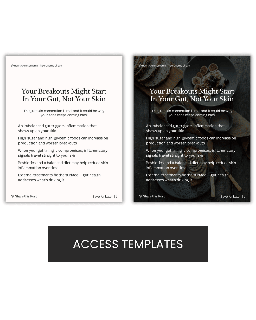 Your Breakouts Might Start In Your Gut, Not Your Skin Graphic