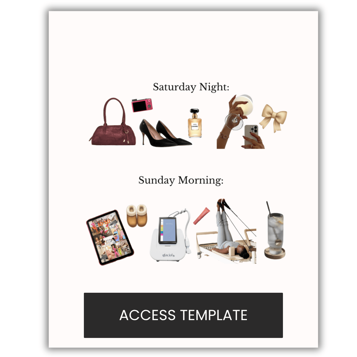 Saturday Night vs. Sunday Morning Sticker Graphic | Product Recs