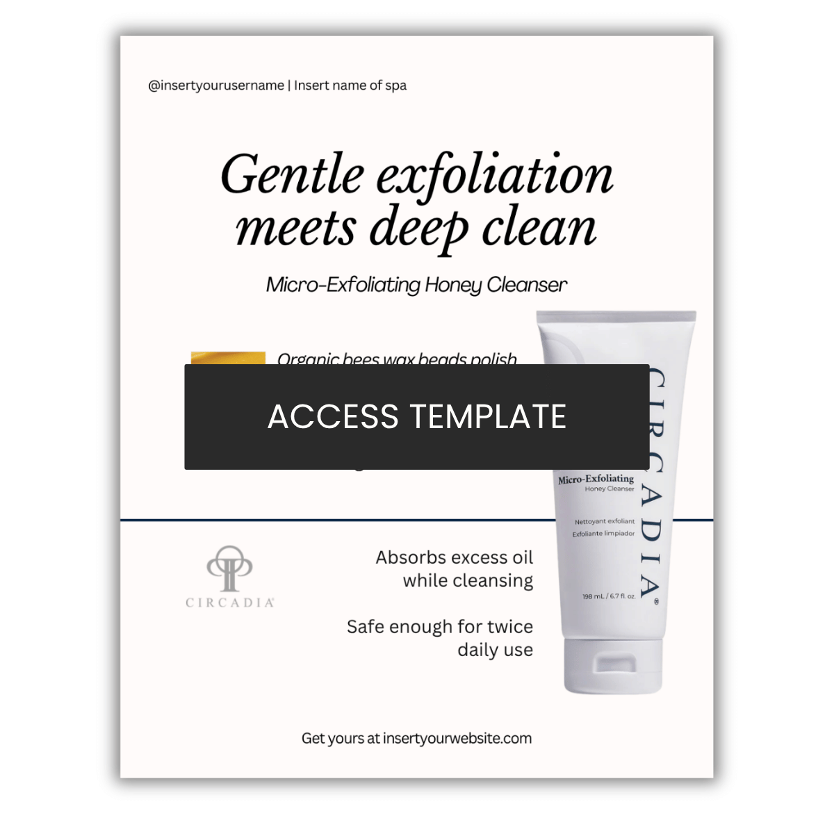 Circadia Micro-Exfoliating Honey Cleanser