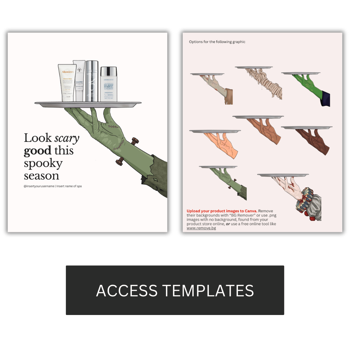 Look scary good this spooky season Halloween Illustration