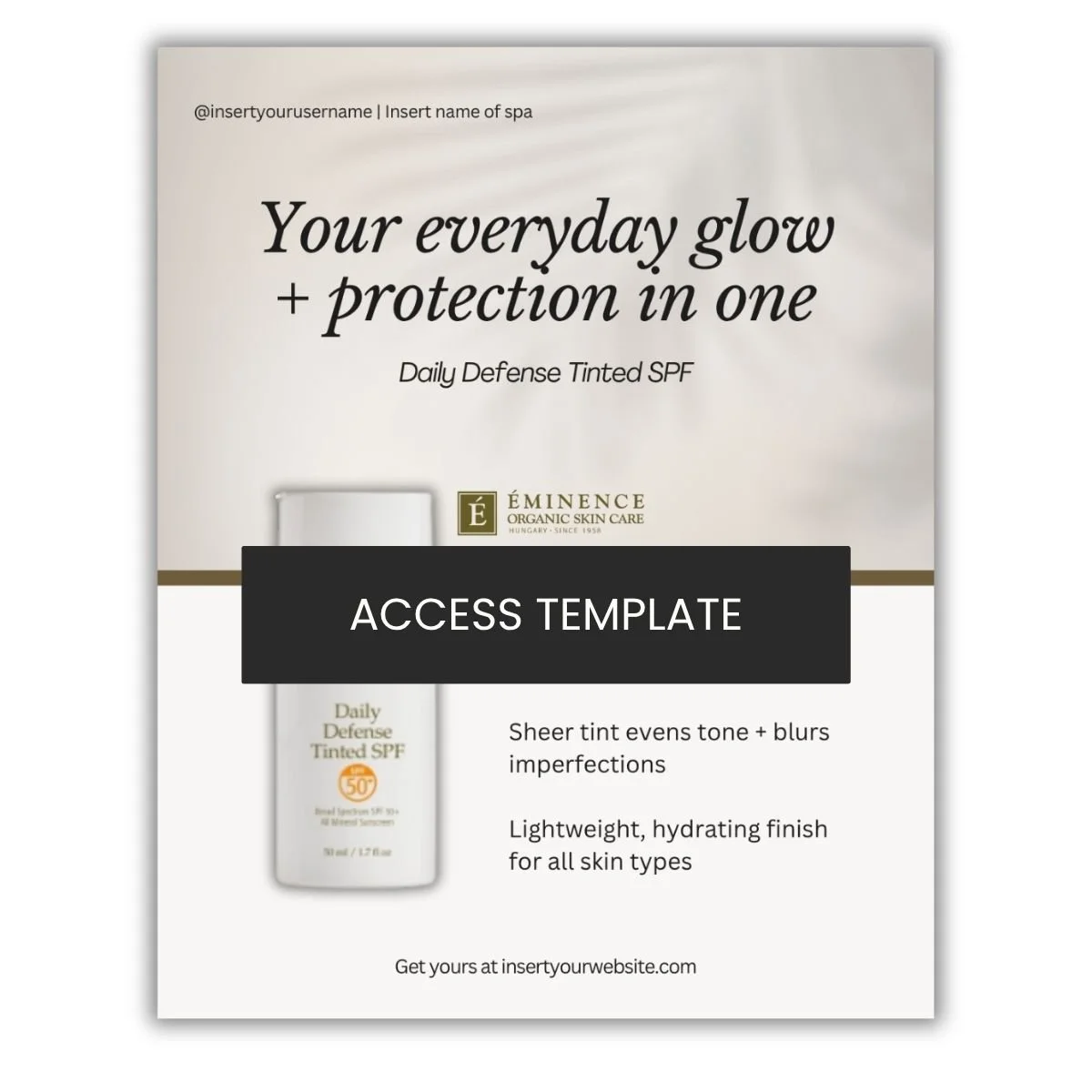 Eminence Daily Defense Tinted SPF