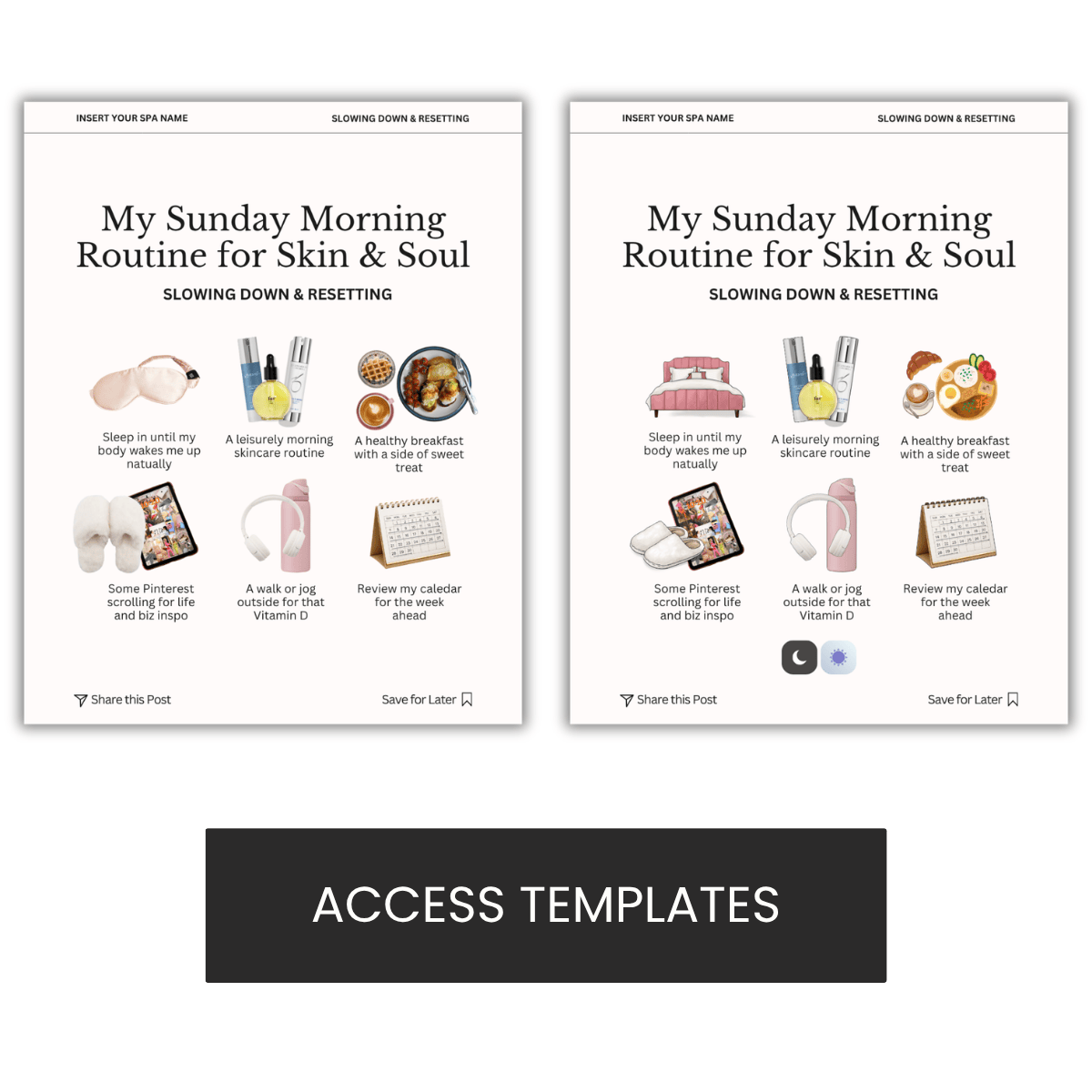 My Sunday Morning Routine for Skin & Soul Graphic