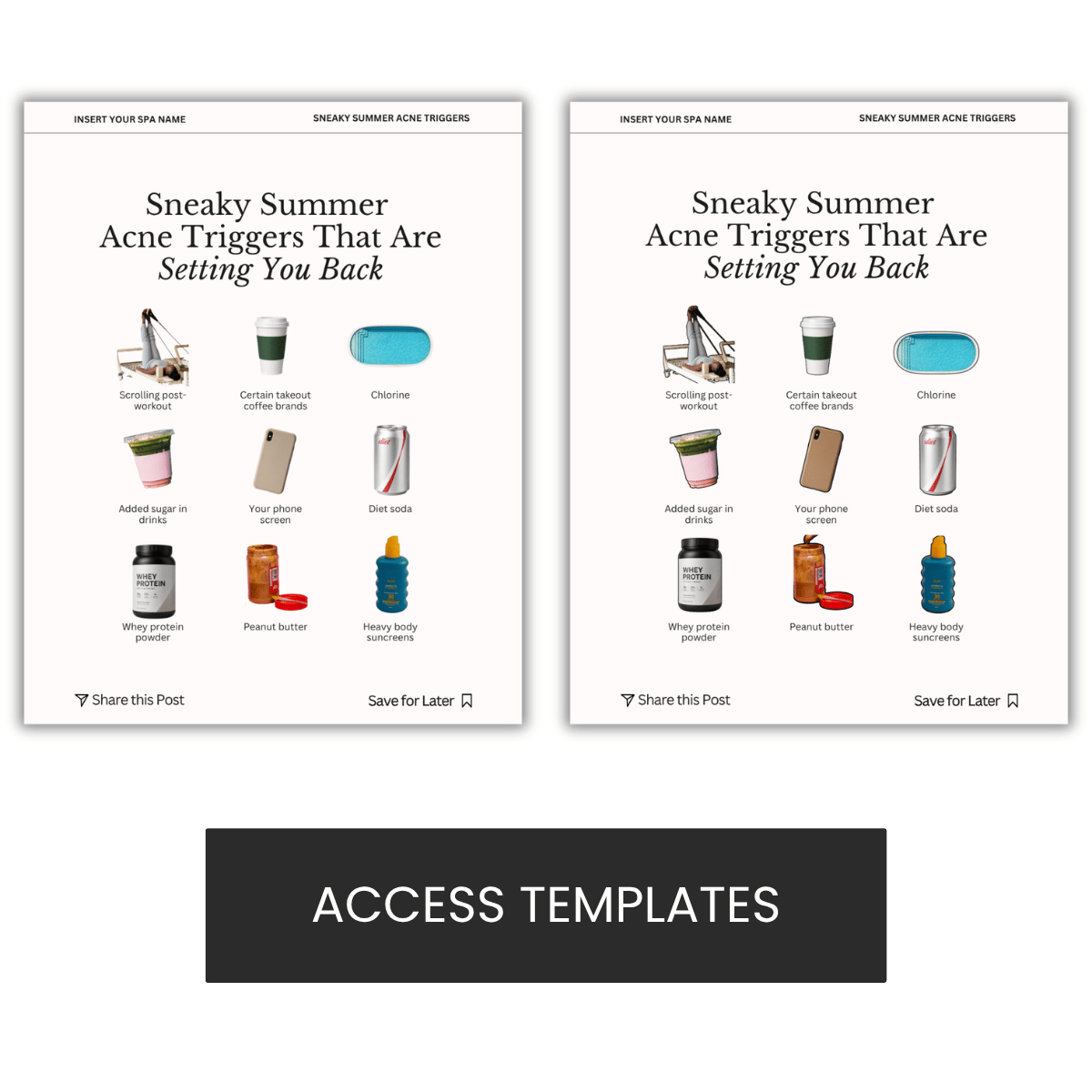 Sneaky Summer  Acne Triggers That Are Setting You Back Graphic