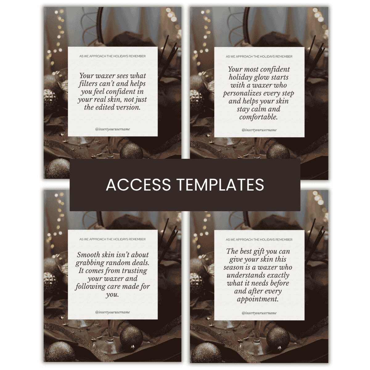 Pre-Holiday Reminders Carousel