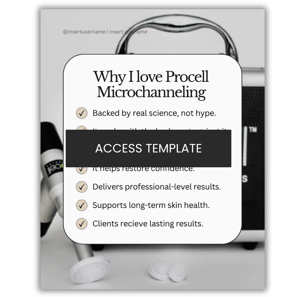 Why I love Procell Microchanneling Graphic