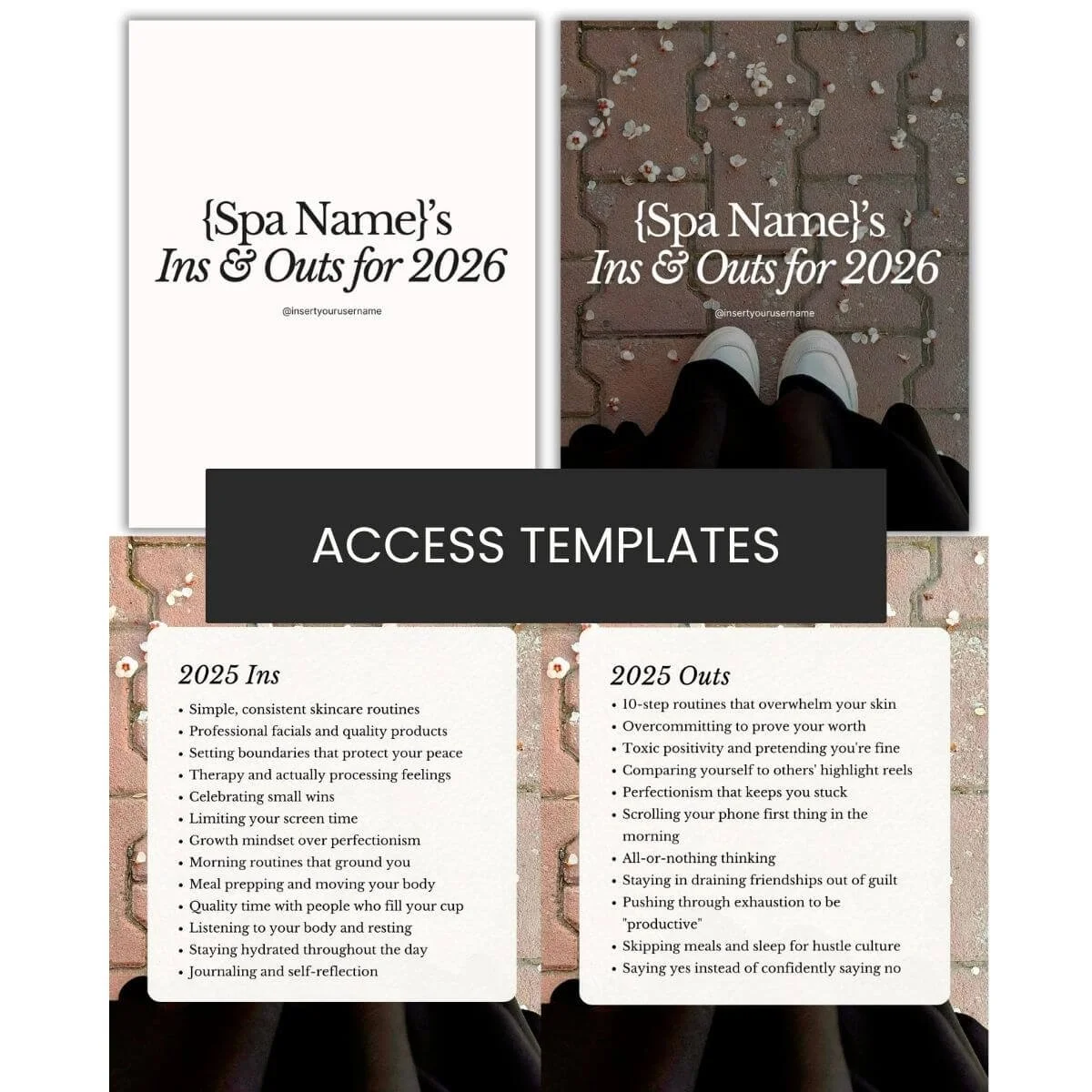 New Year Ins vs Outs Carousel