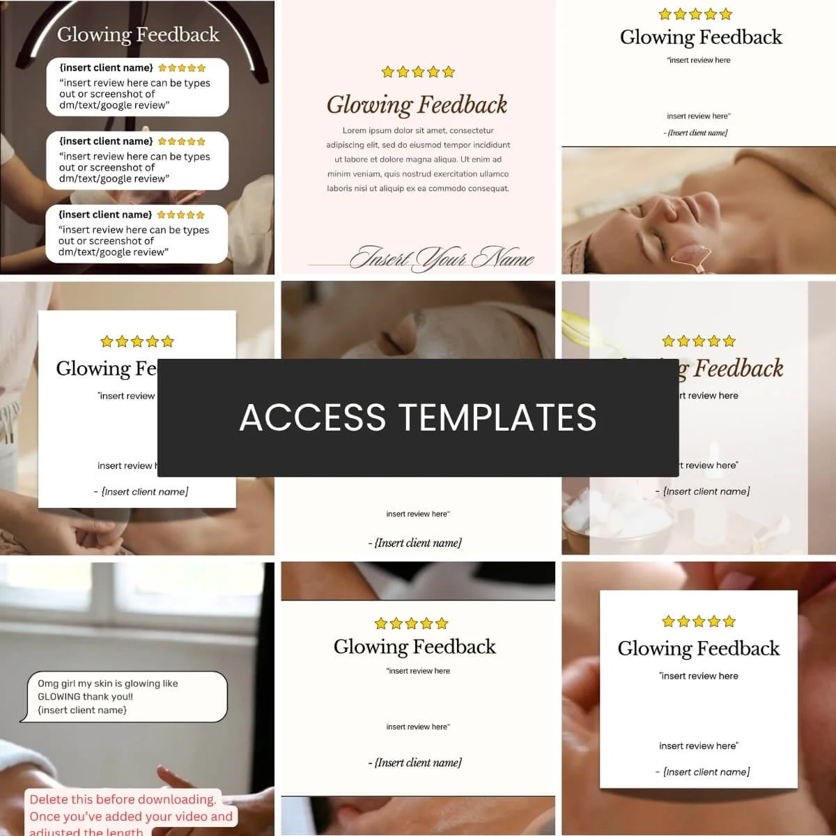 Testimonial Graphics