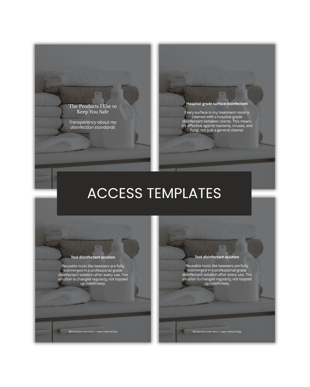 The Products I Use to Keep You Safe Carousel