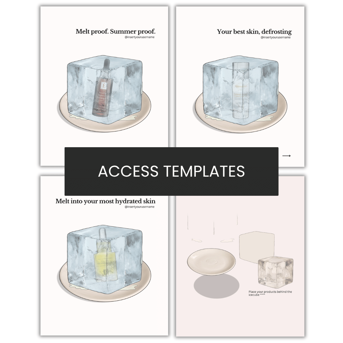 Products Defrosting Illustration