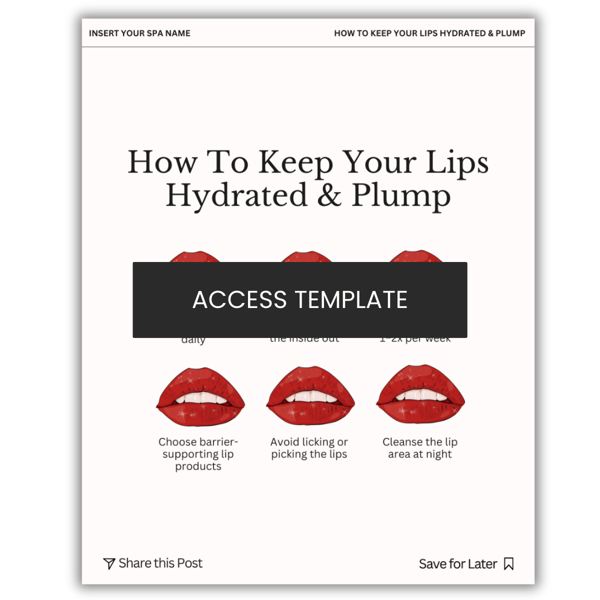 How To Keep Your Lips Hydrated & Plump Graphic