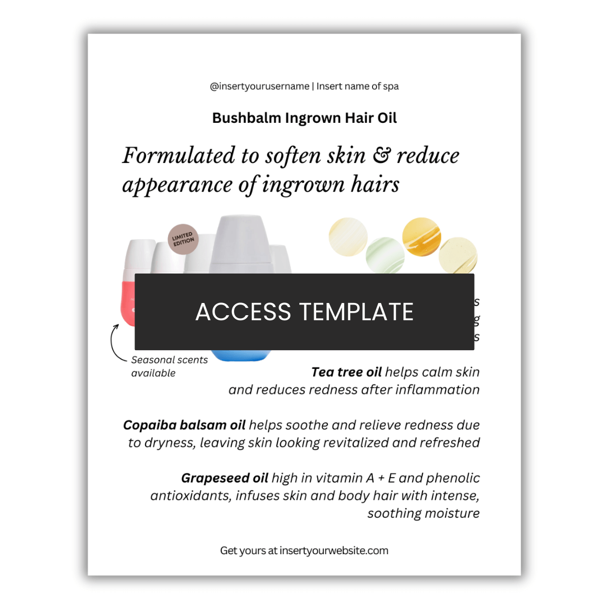 Bushbalm Ingrown Hair Oil