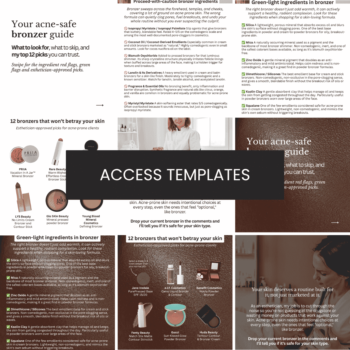 Bronzer: Acne-Safe Makeup Guide Collection