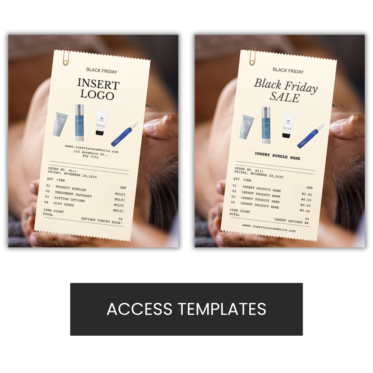 Black Friday Receipt | Product Recs