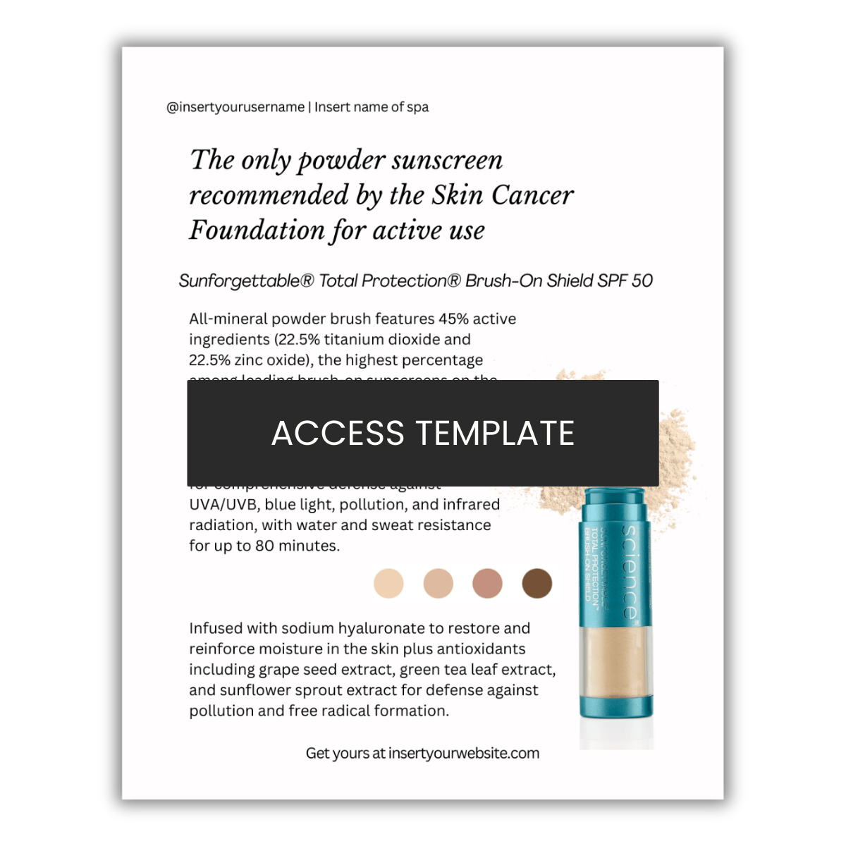 Colorscience Sunforgettable® Total Protection® Brush-On Shield SPF 50