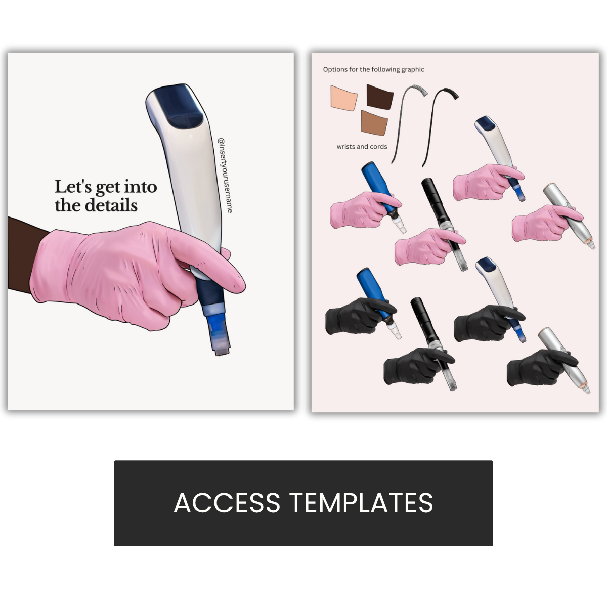 Microneedling Illustration | Nanoneedling | SkinPen