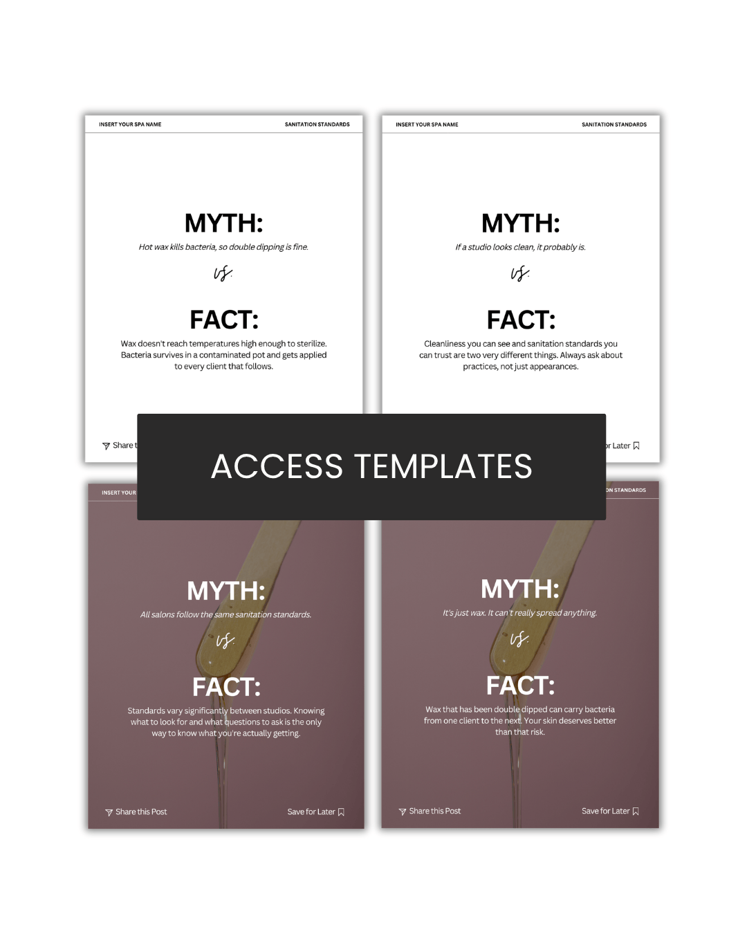 Sanitation Standards Myth vs. Fact Carousel