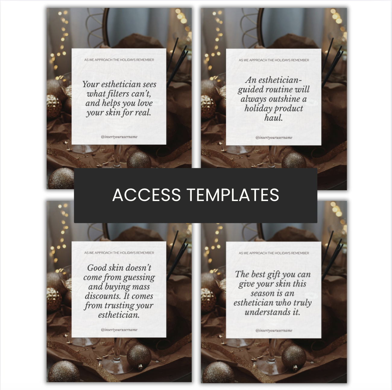 Pre-Holiday Reminders