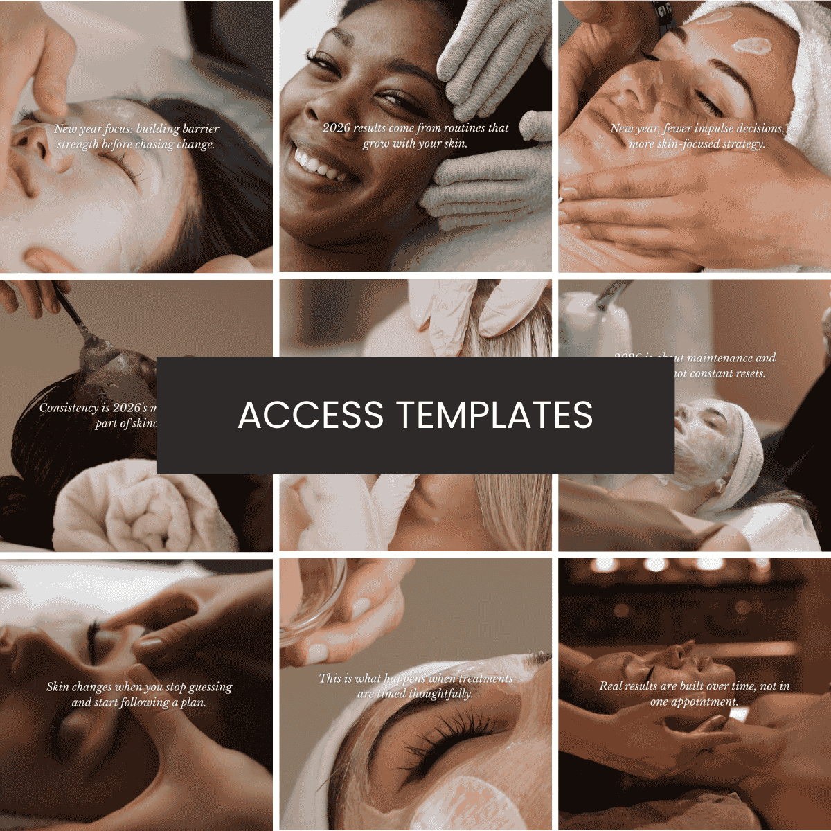 16 New Years Focused Text Overlays (for graphics, carousels, treatment Reels) Collection