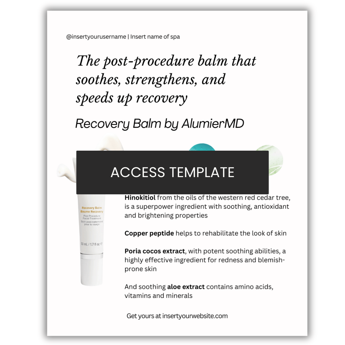 Recovery Balm by AlumierMD
