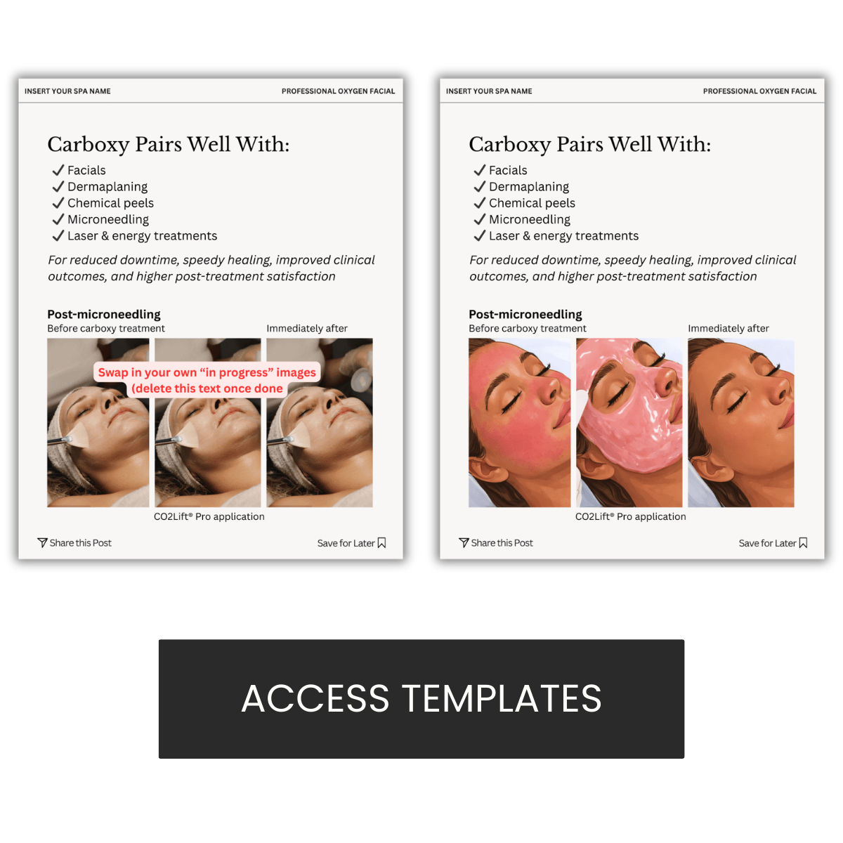 Carboxy Pairs Well With...| CO2 Carboxy Therapy Graphic