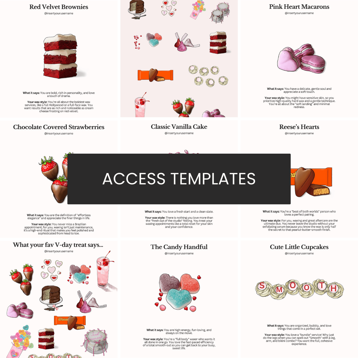 "What your fav Valentine's treat says about you" Carousel