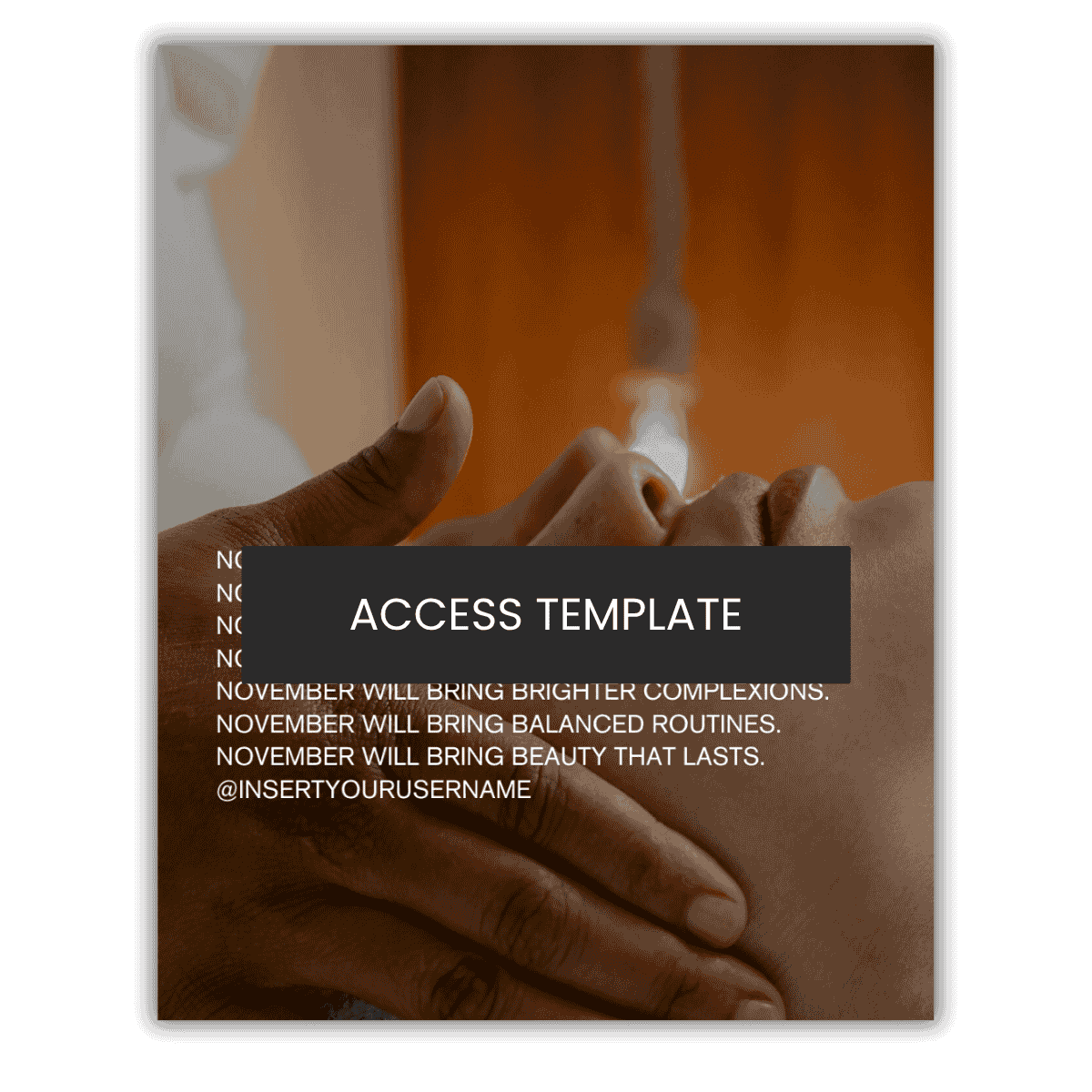 November Affirmation | Glow & Confidence