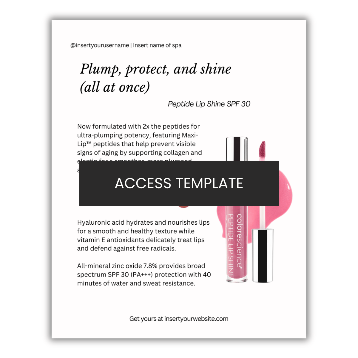 Colorscience Peptide Lip Shine SPF 30