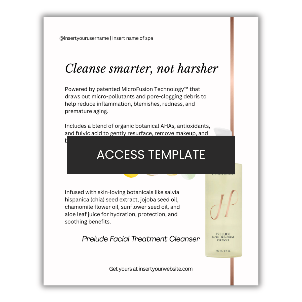 Hydrinity Prelude Facial Treatment Cleanser