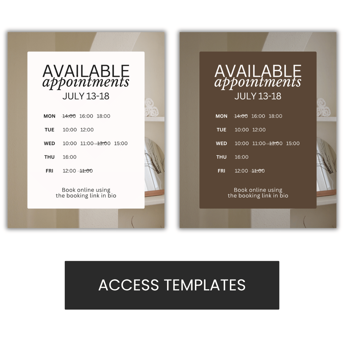 Available Appointments Graphic + Story