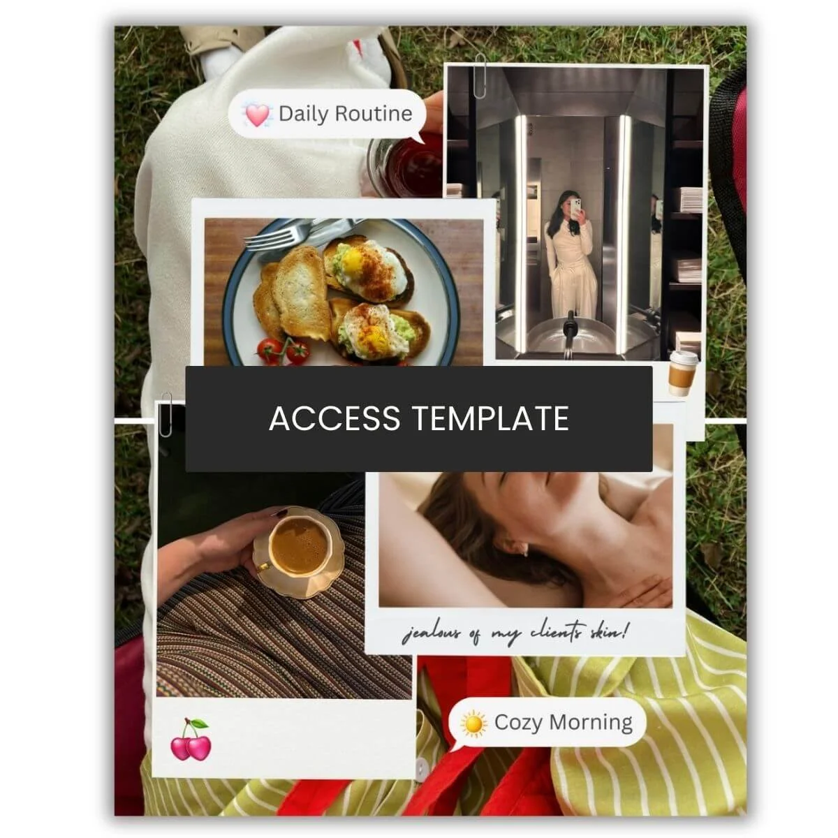 Daily Routine | About Me Graphic