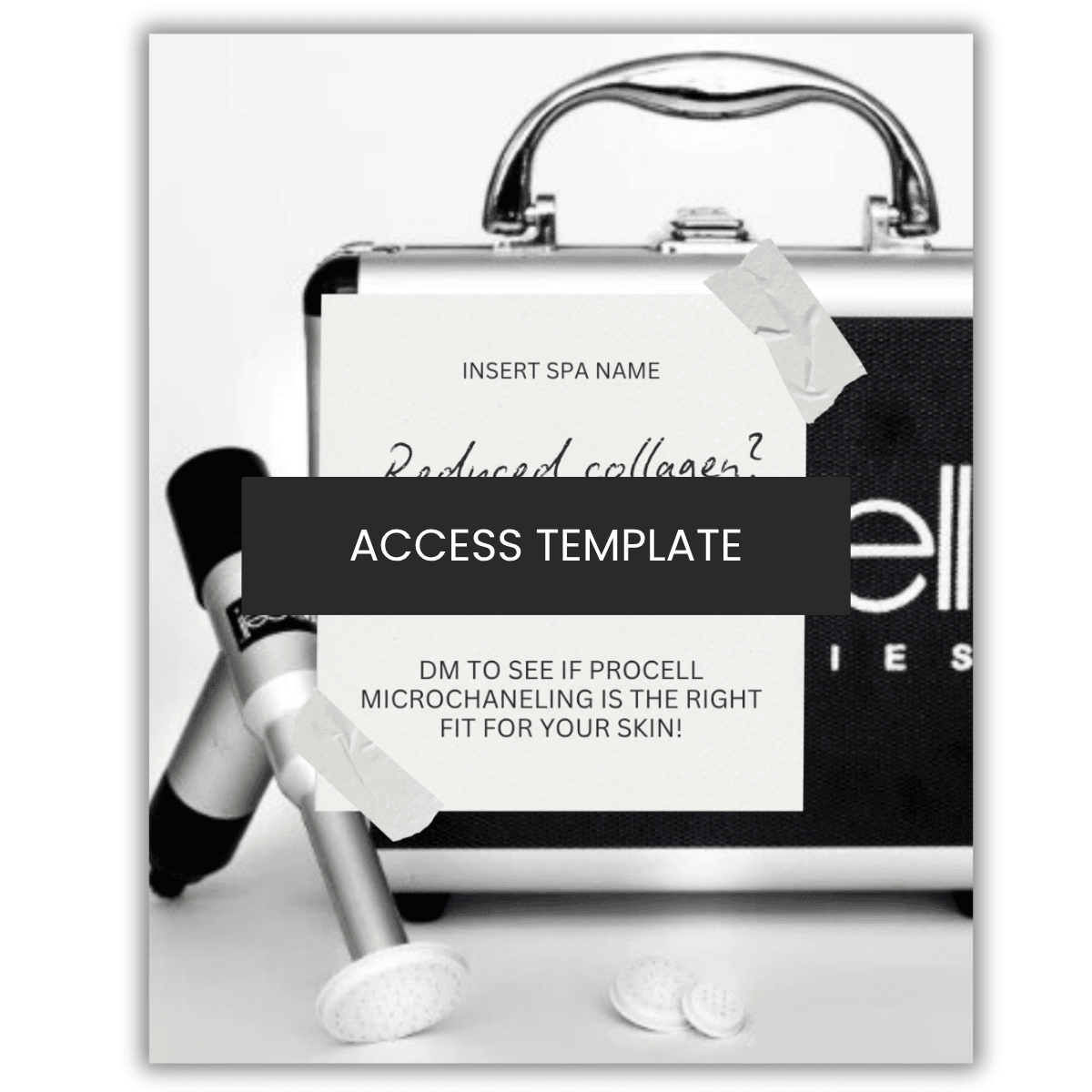 Procell Microchanneling Reduced Collagen Graphic