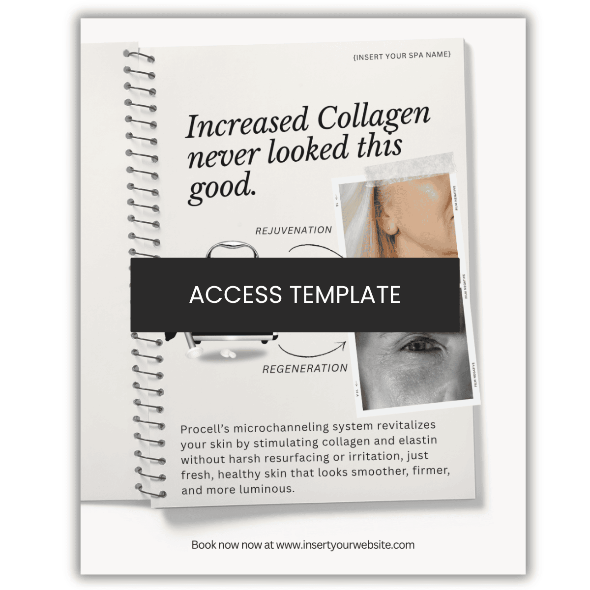 Procell Microchanneling Collagen Graphic