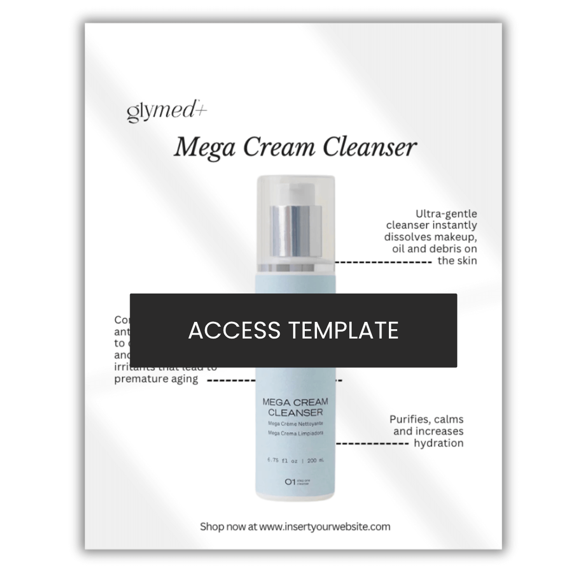 GlyMed Plus Mega Cream Cleanser