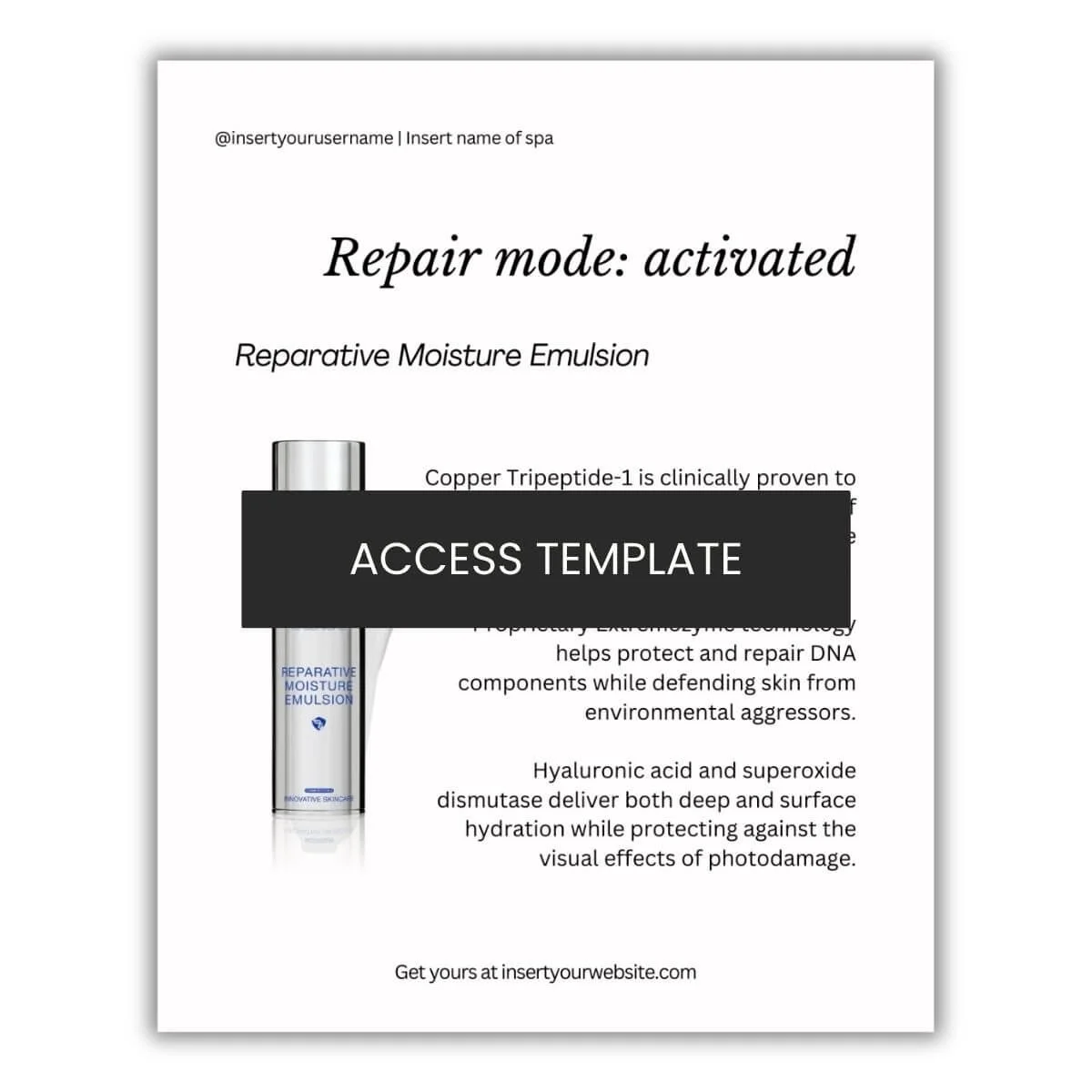 iS Clinical Reparative Moisture Emulsion