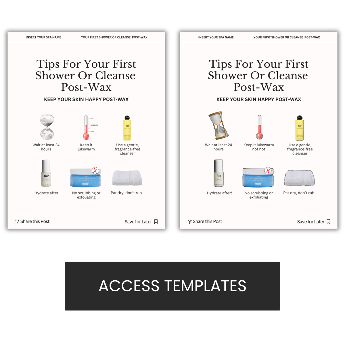 Tips For Your First Shower Or Cleanse Post-Wax Graphic