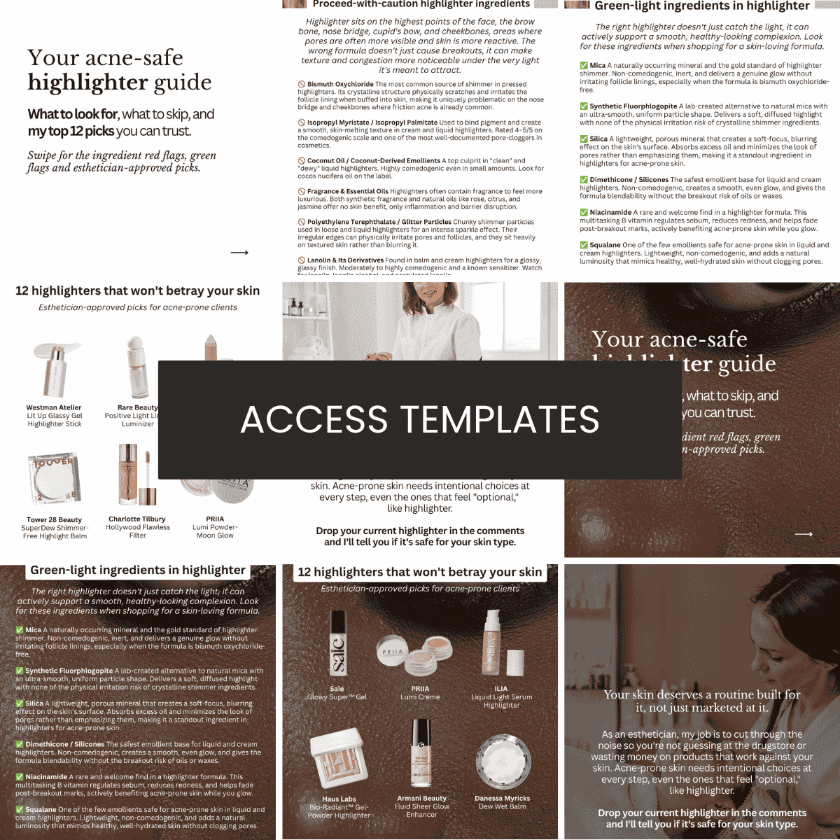 Highlighter: Acne-Safe Makeup Guide Collection