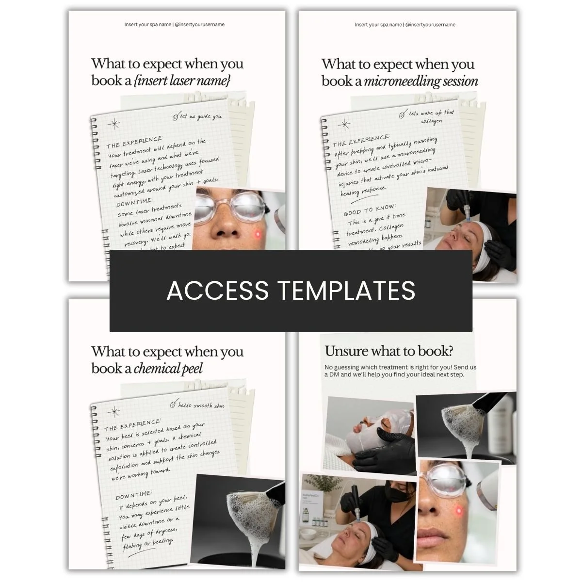 What to expect from each treatment guide Carousel