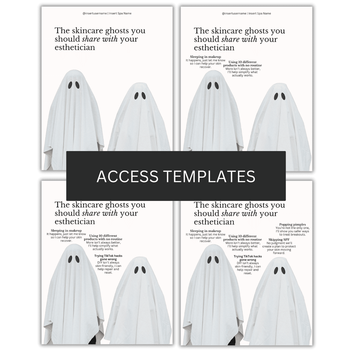 The skincare ghosts you should share with your esthetician Halloween Carousel