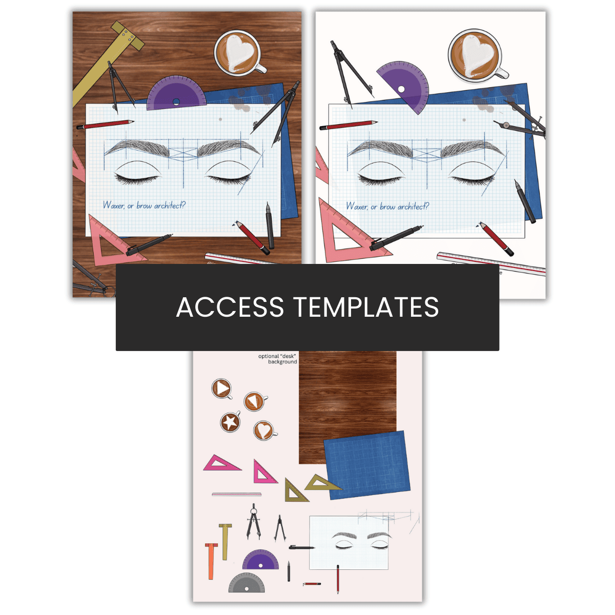 Brow Map Illustration Graphic